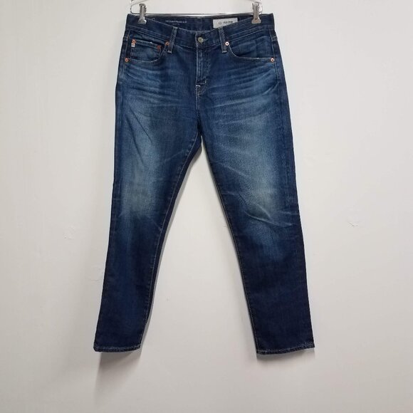 AG Jeans The Ex Boyfriend Slim Slouchy Slim Womens 27 Blue Denim LED157511YFRT - Picture 1 of 7